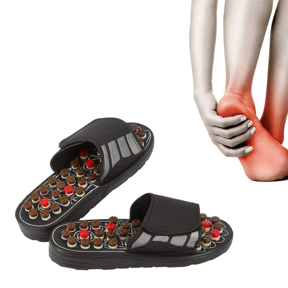 Adjustable Foot Acupuncture Massage Slippers