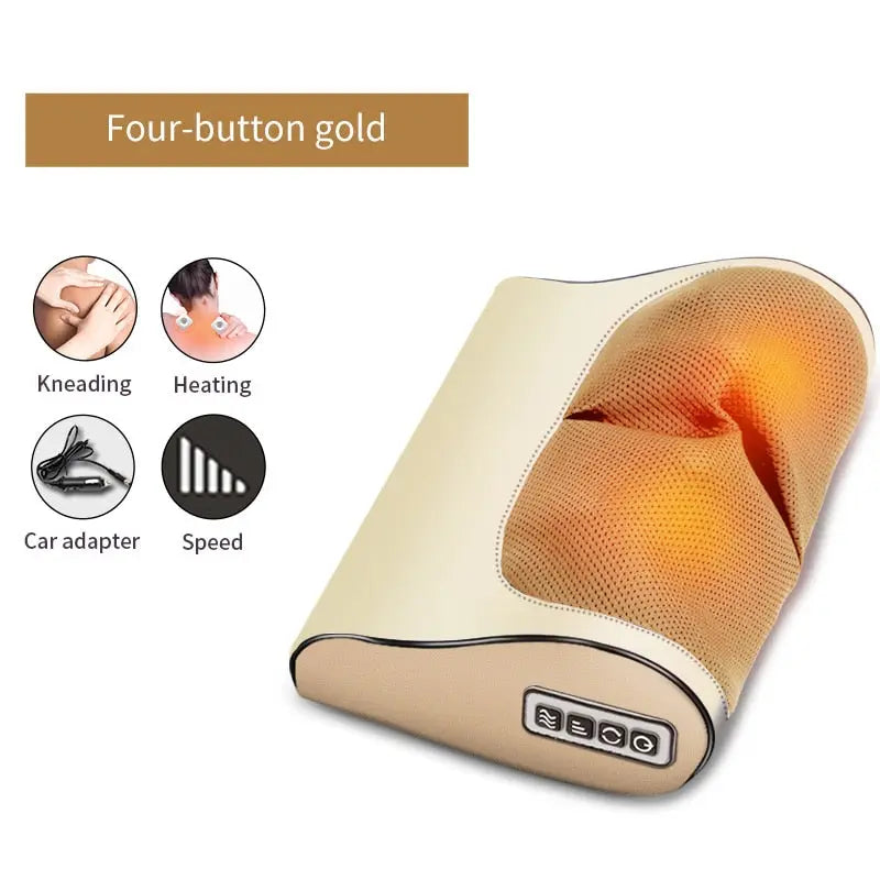 Infrared Heating Pillow for Neck and Shoulder Massage Healux