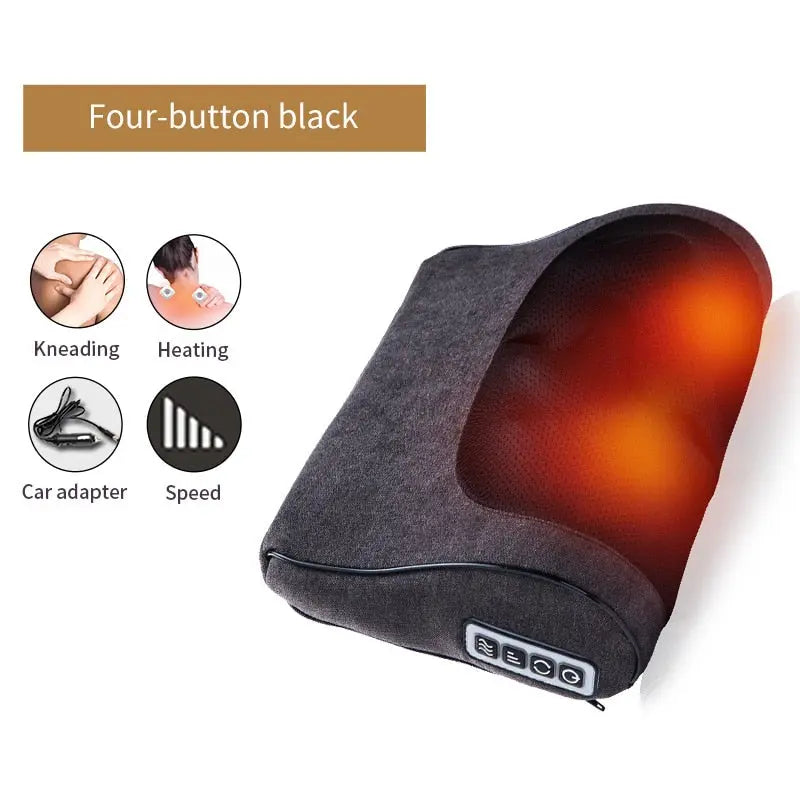Infrared Heating Pillow for Neck and Shoulder Massage Healux
