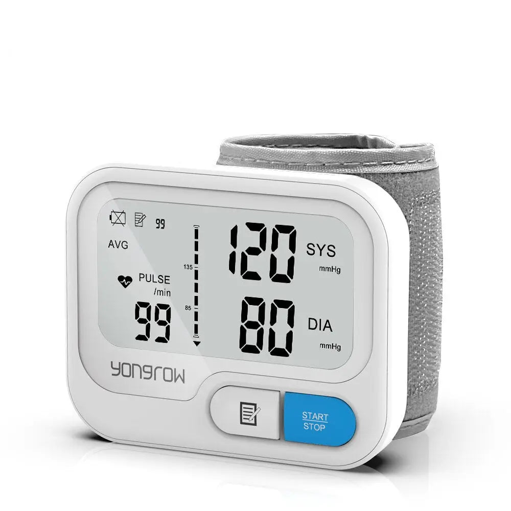 Digital Wellness Wrist Traker - CE Certified, Adjustable Cuff, LCD Display Healux