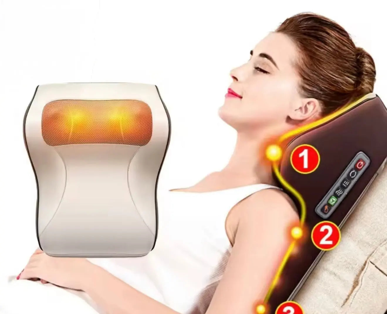 Soothing Comfort Massage Pillow Healux