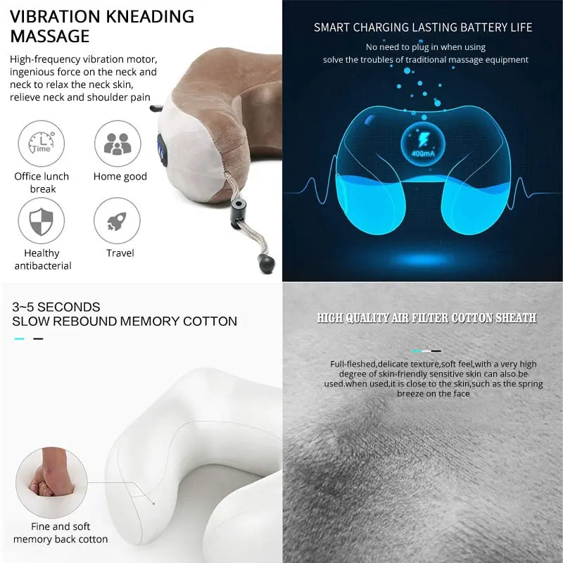 U-Shaped Travel Neck Massager