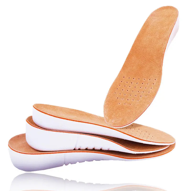 Height Increase Flat Foot arch support EVA Pigskin Insoles