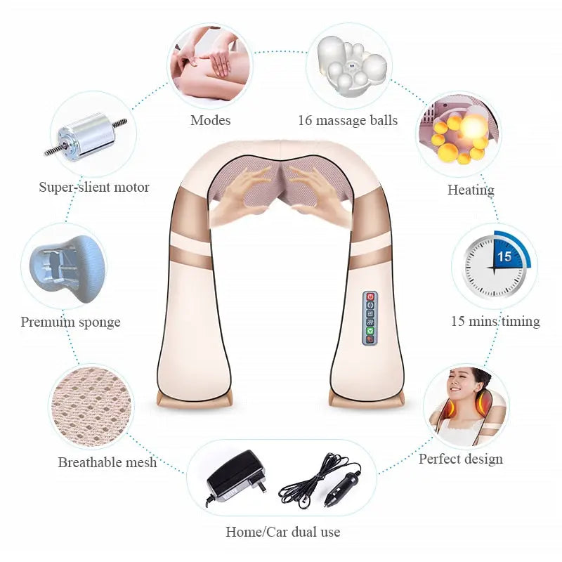 U Shape Electrical Shoulder Massager