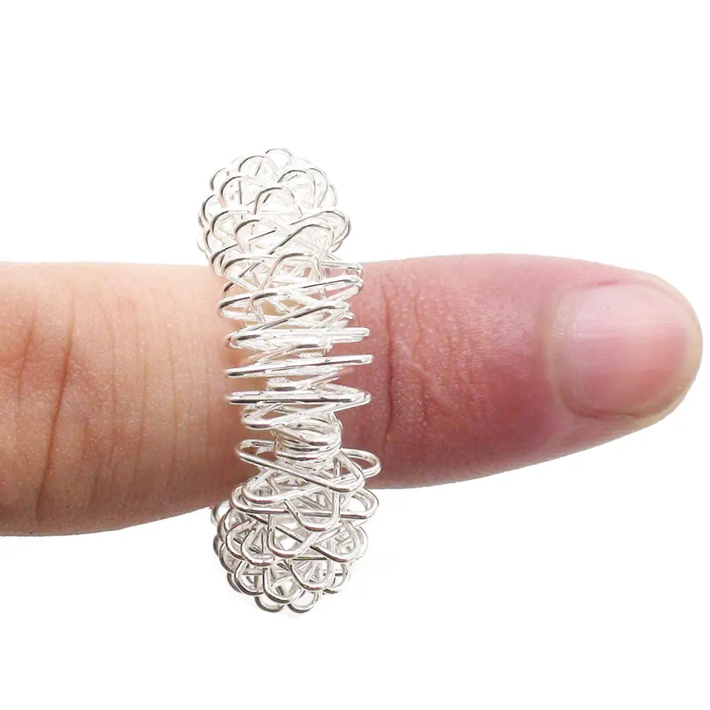 Metal Acupuncture Finger Massage Ring