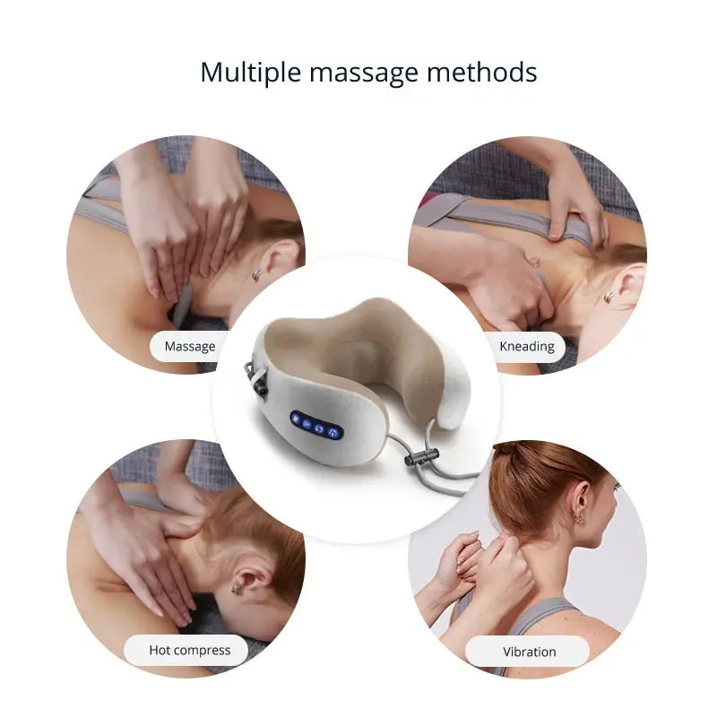 U-Shaped Travel Neck Massager
