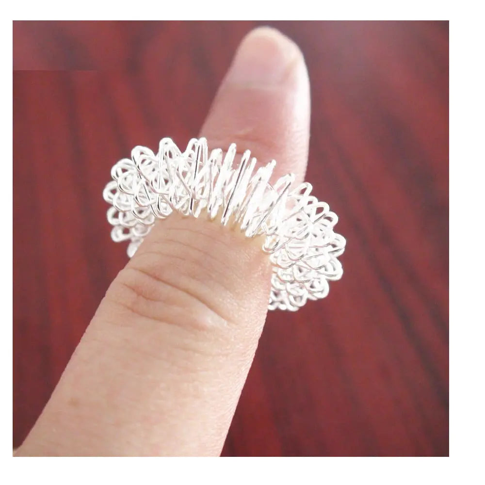 Metal Acupuncture Finger Massage Ring